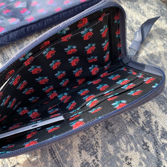 NWT Vera Bradley RFID Tech wristlet. 2 Gray and 1 navy. - Picture 8 of 9